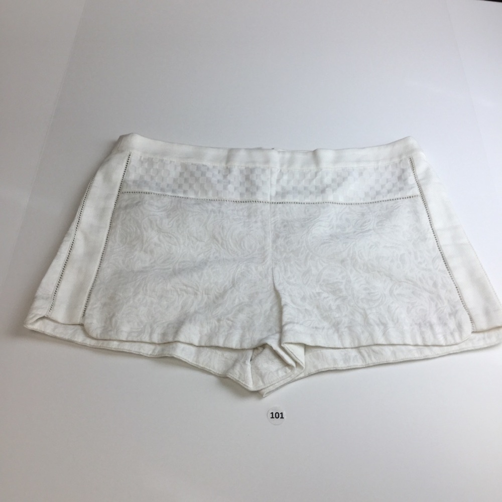 J.Crew White and light Designs Short Shorts Size 8